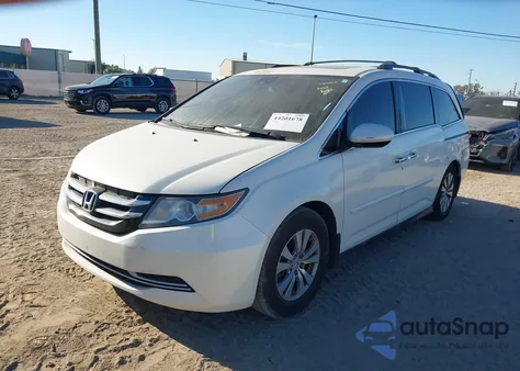 2017 Honda Odyssey Ex-L z USA, uszkodzony, nr VIN 5FNRL5H63HB004268
